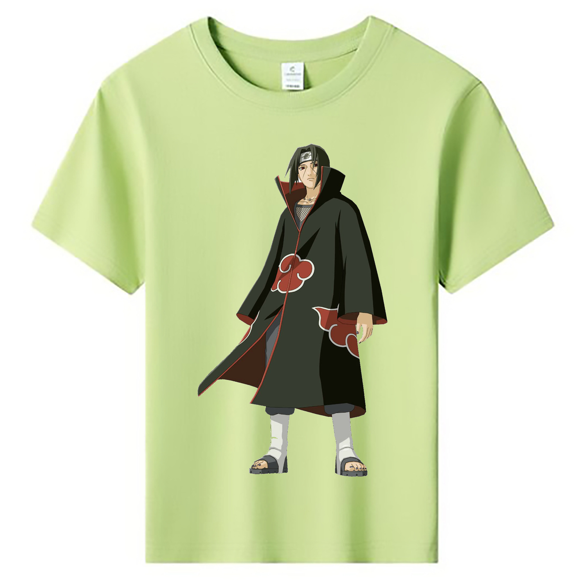 （画像用） NARUTO -ナルト- うちは イタチ Uchiha Itachi 綿100％キッズTシャツ（フロントプリント）